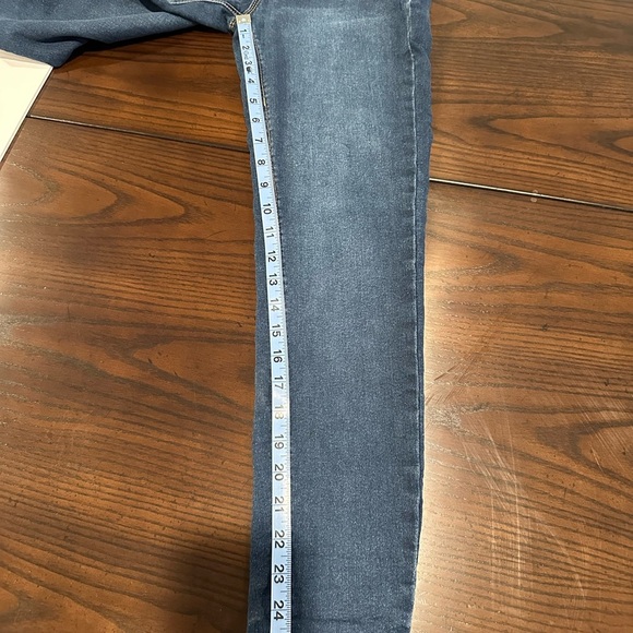 Curve Appeal Dark Wash Skinny Jeans Women’s Size 2/26 Stretch Denim Mid Rise - Picture 6 of 7